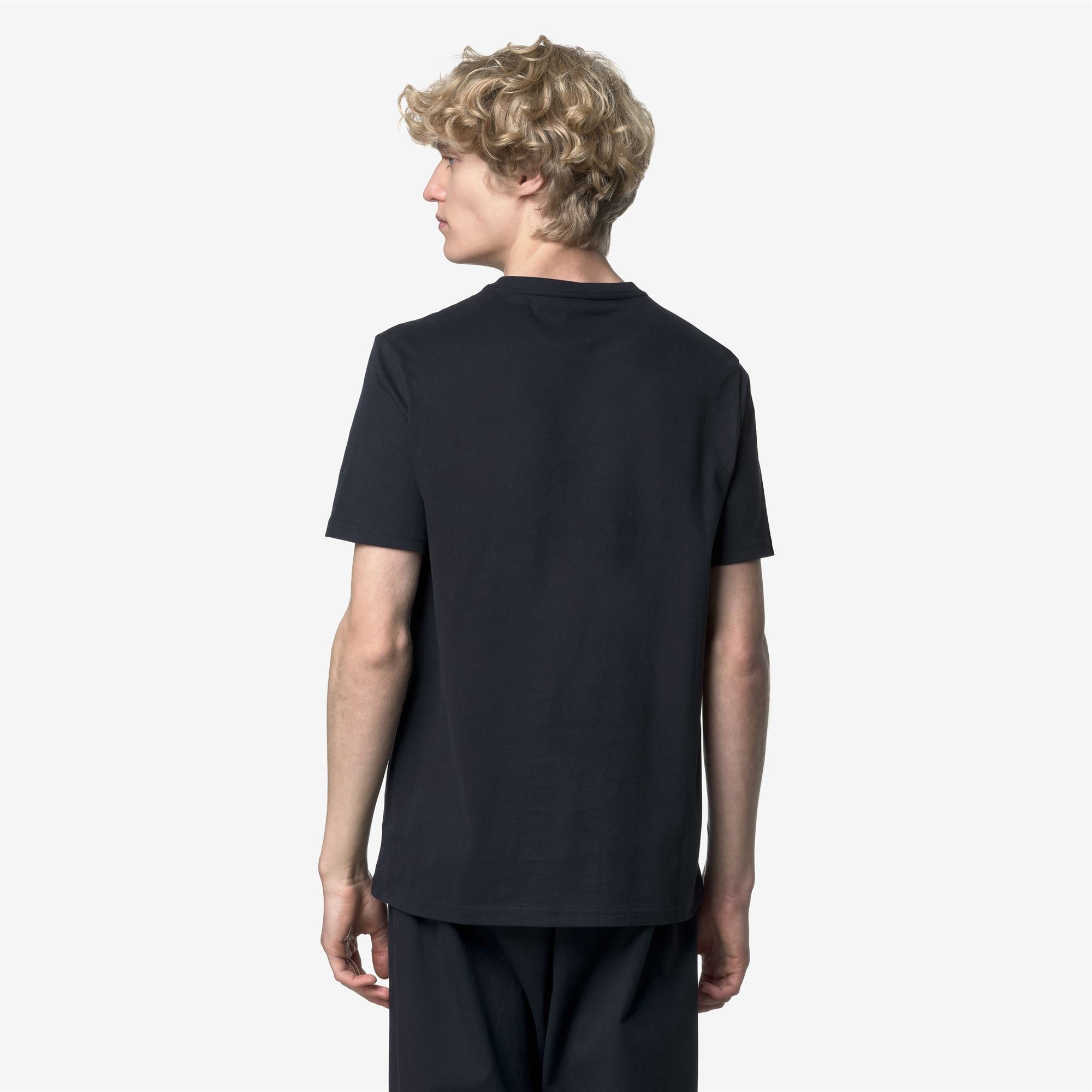 k-way-odom-jersey-peach-t-shirt-homme-blue-depth image 3