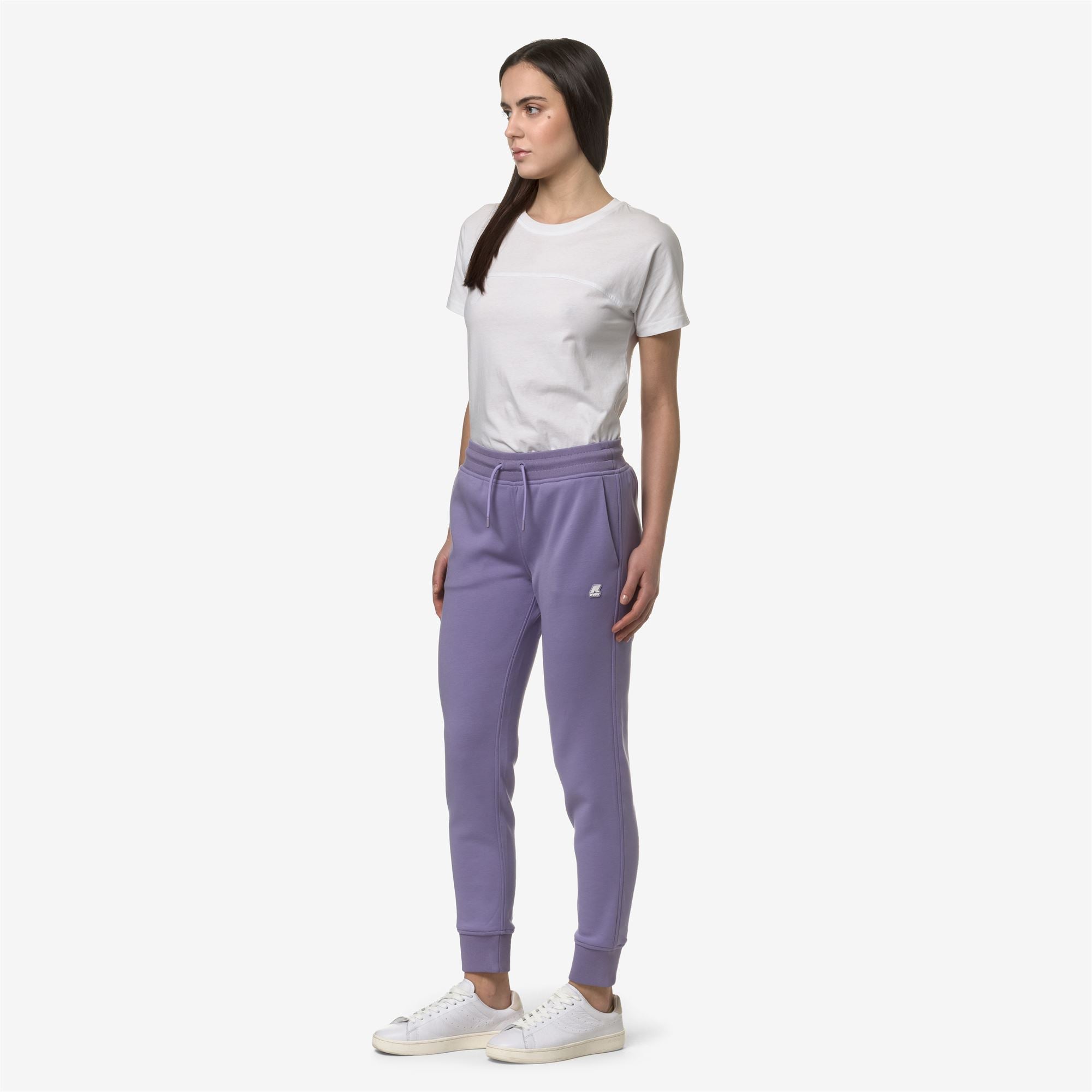 k-way-ginevra-light-spacer-pantalon-sport-femme-violet-glicine image 2