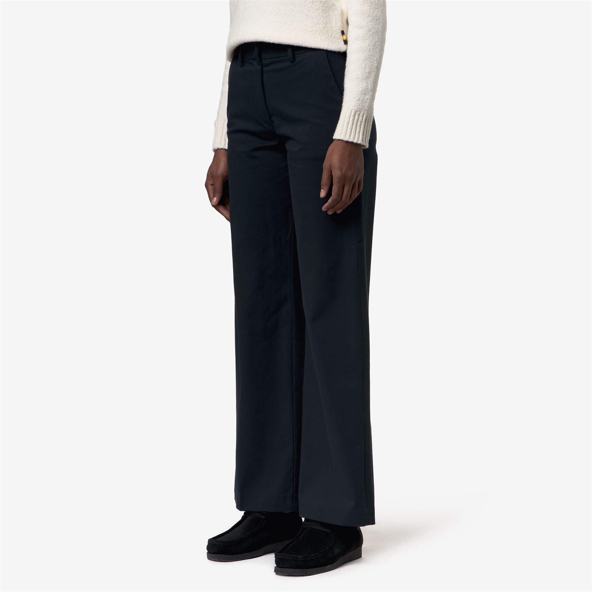 k-way-tyanne-twill-tech-peach-chino-femme-blue-depth image 2
