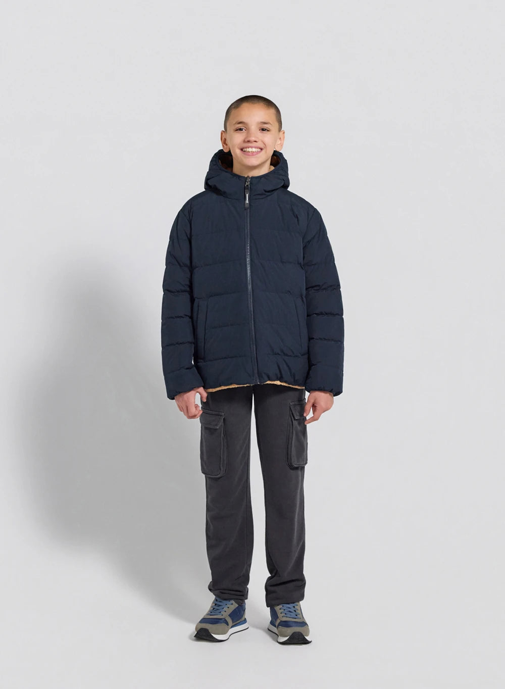 pyrenex-keylinn-doudoune-r-versible-enfant-bleu-marine-sherpa image 5