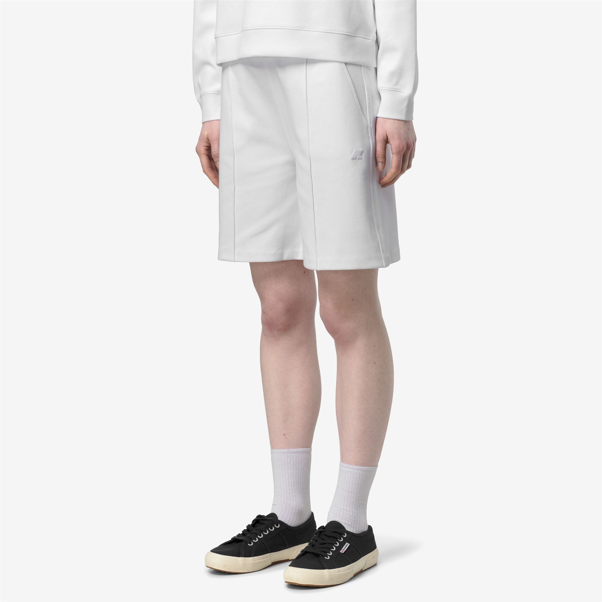 k-way-lavigne-interlock-short-de-sport-femme-white-white image 2