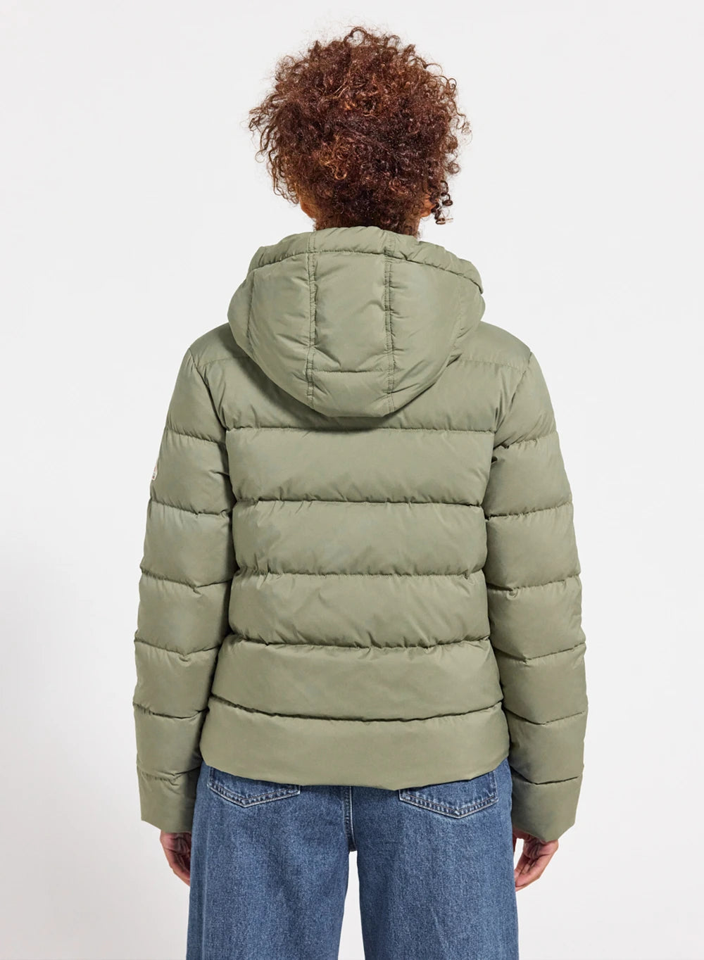 pyrenex-spoutnic-doudoune-femme-capuche-amovible-kaki-clair image 4