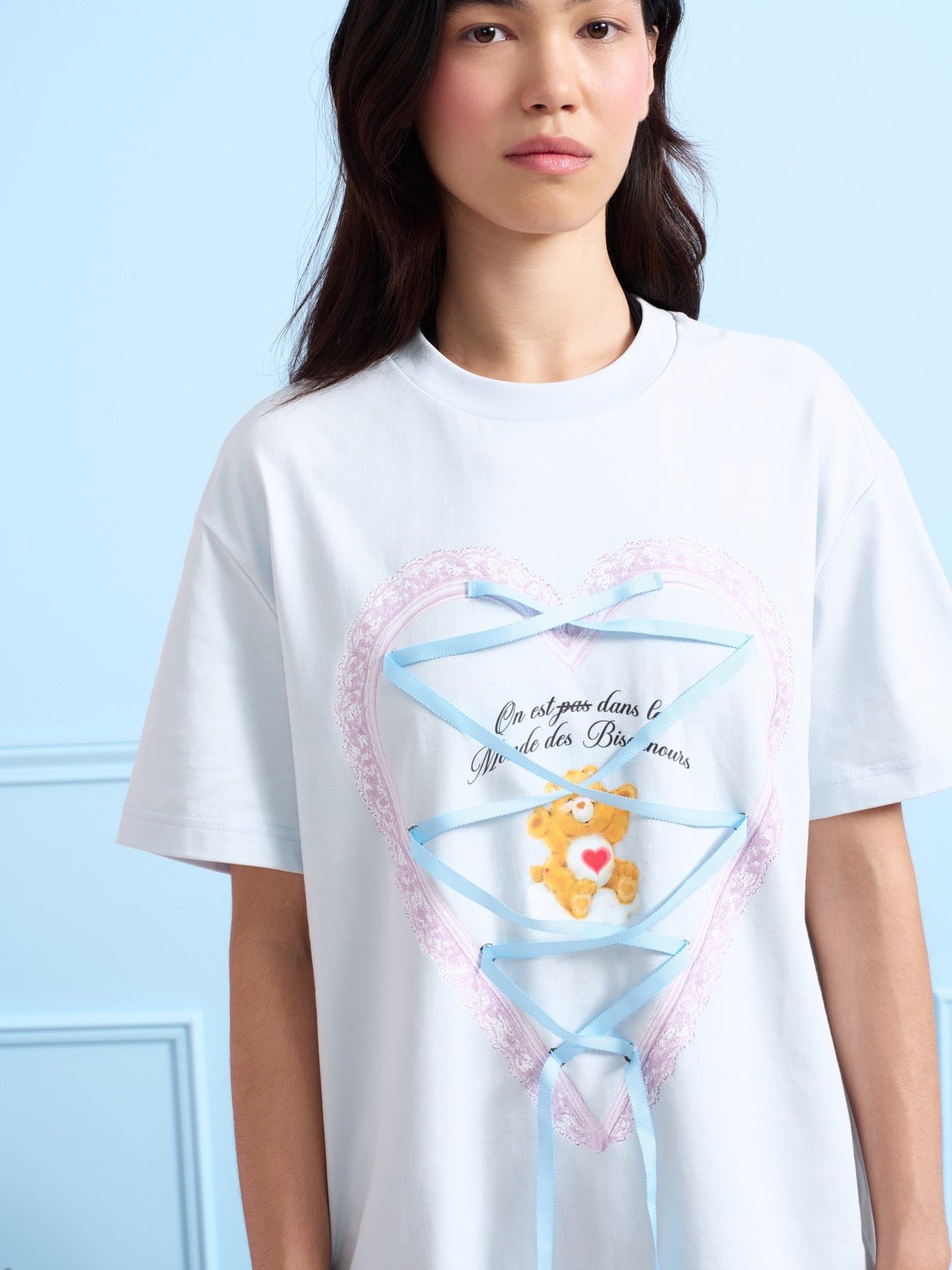 flotte-candie-t-shirt-bisounours-femme-oversize image 2