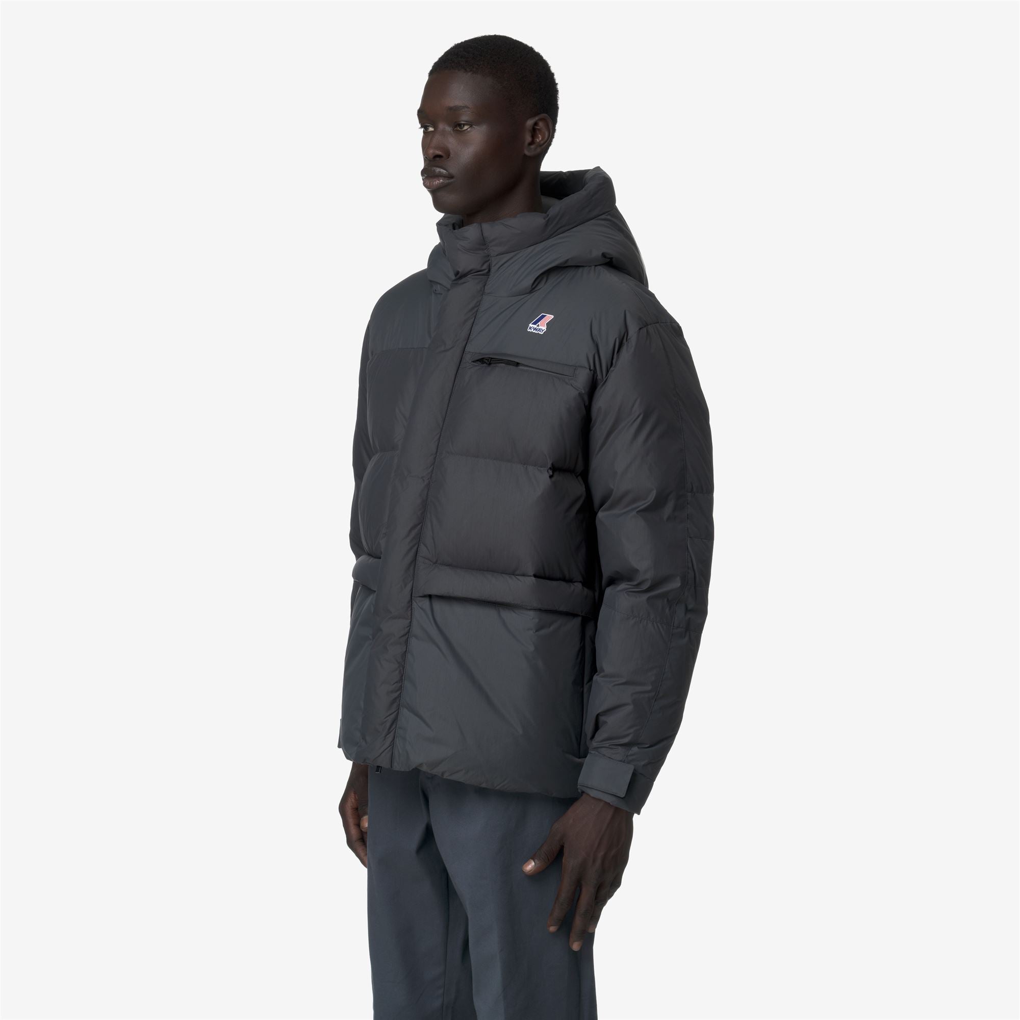 k-way-le-vrai-4-0-aurele-heavy-warm-doudoune-unisexe-grey-shadow-dk image 2