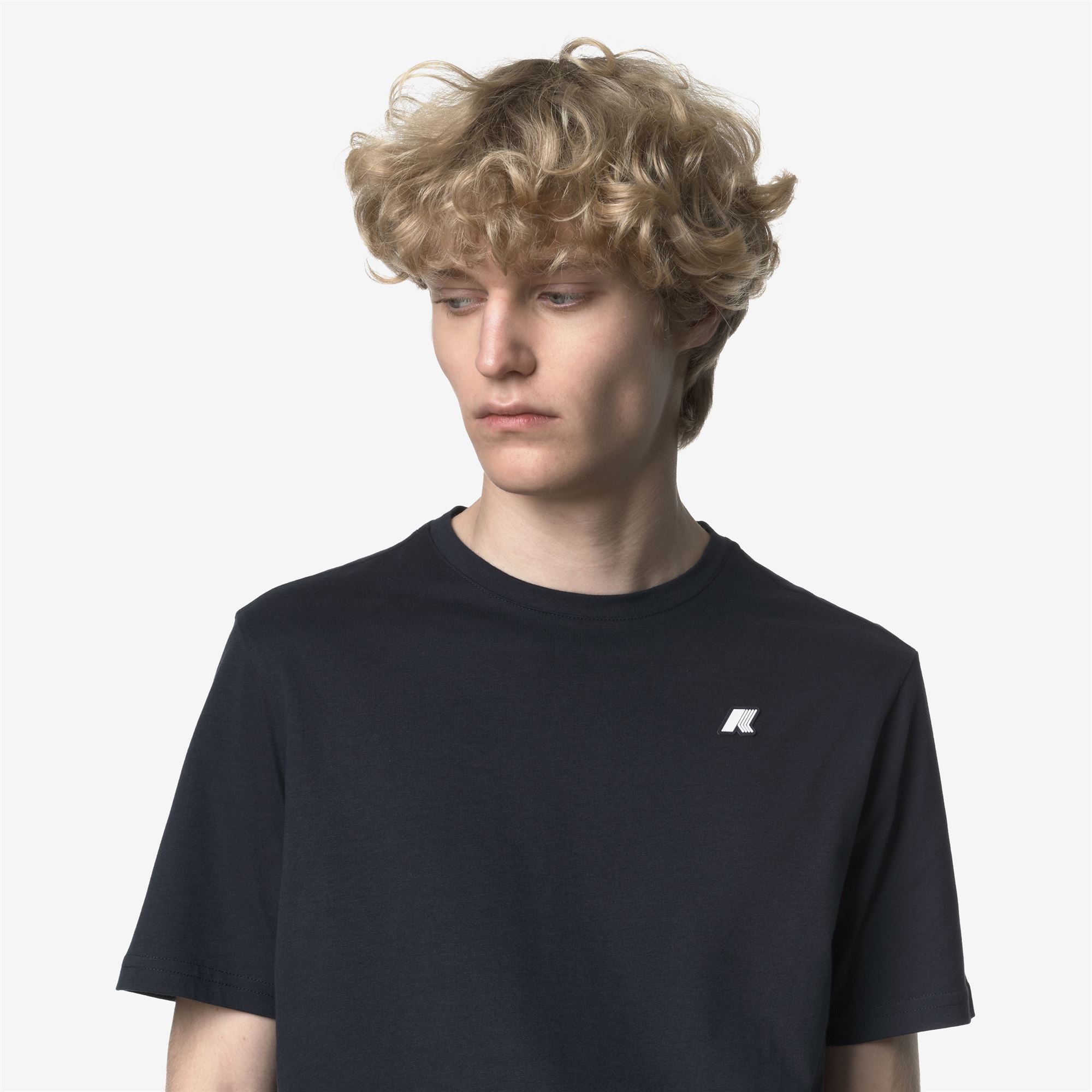 k-way-odom-jersey-peach-t-shirt-homme-blue-depth image 4