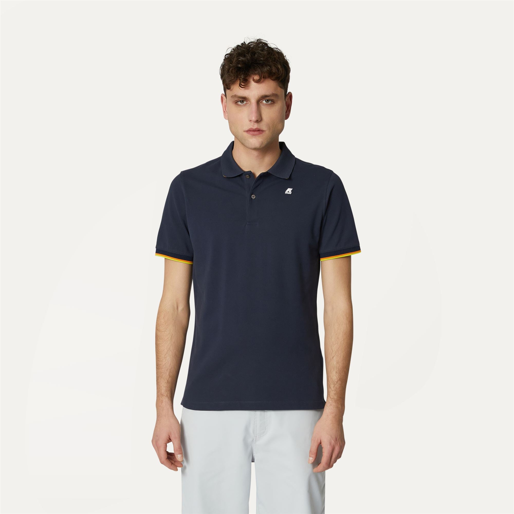 k-way-vincent-polo-homme-blue-depth image 1