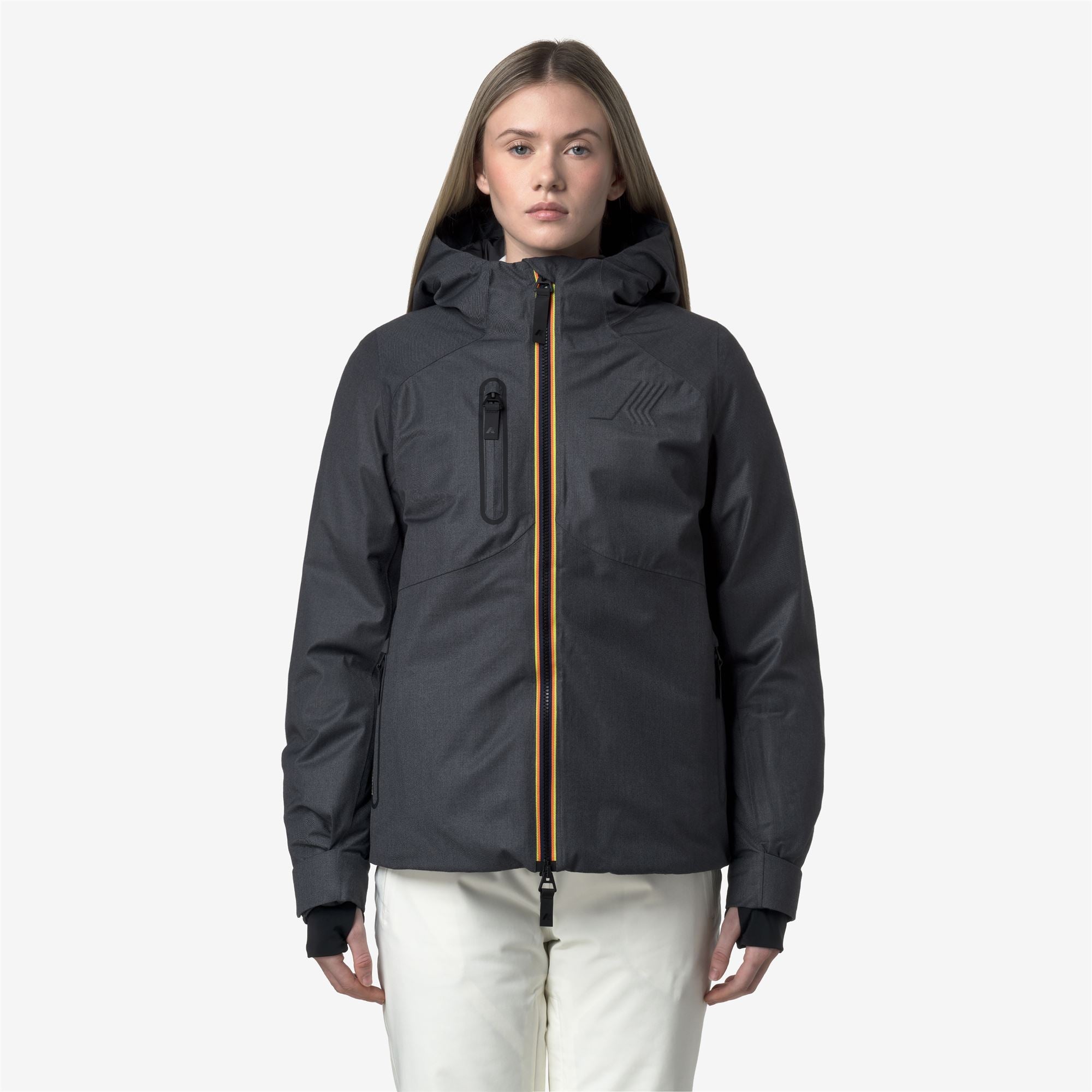 k-way-taillefer-2l-veste-de-ski-femme-grey-grisaille-primaloft image 1