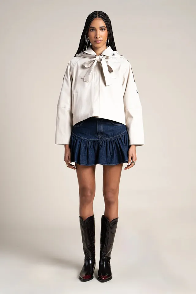 flotte-tuileries-trenchcoat-short-imperm-able-capuche-amovible image 1