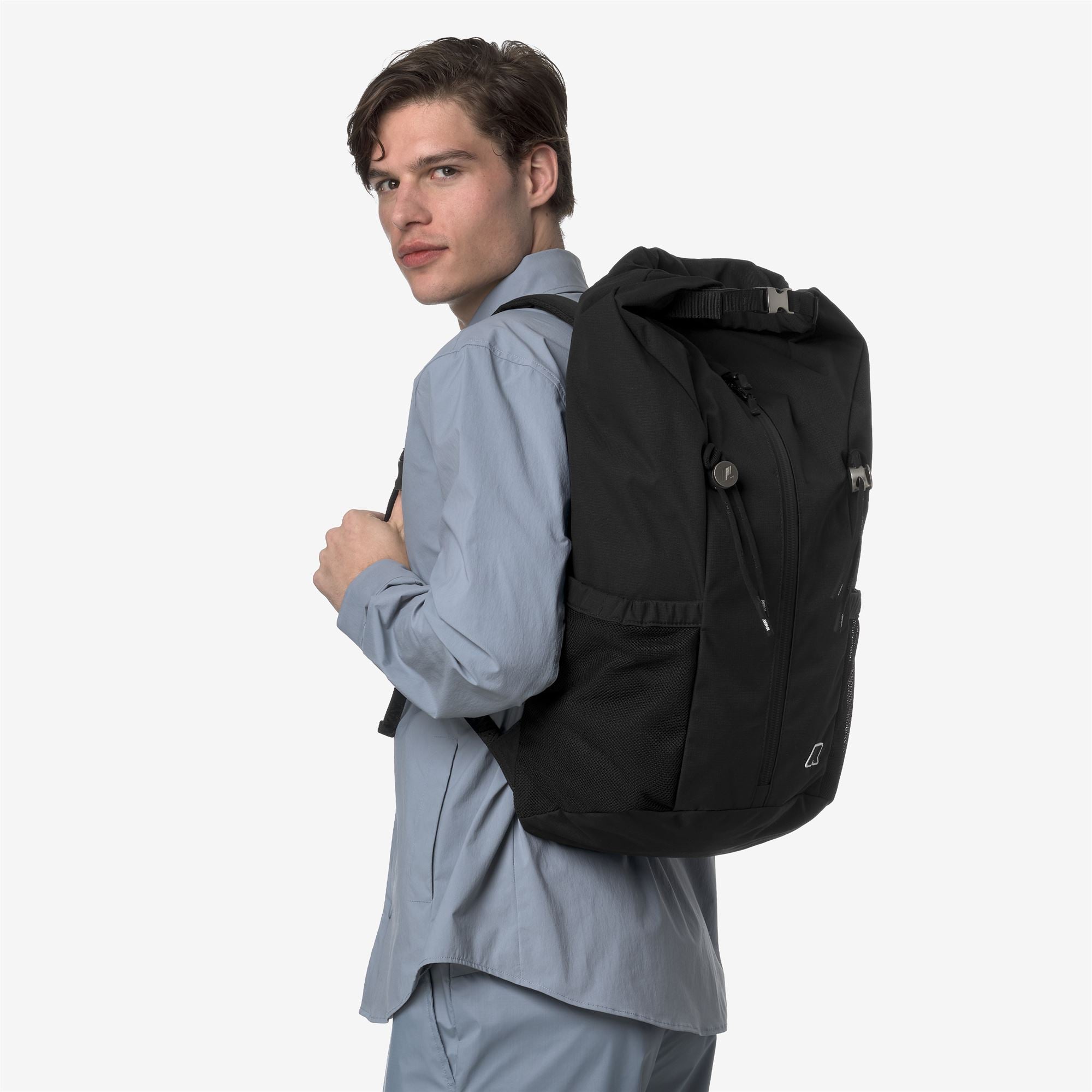k-way-bievry-sac-dos-unisexe-black-pure-nylon-ripstop image 3