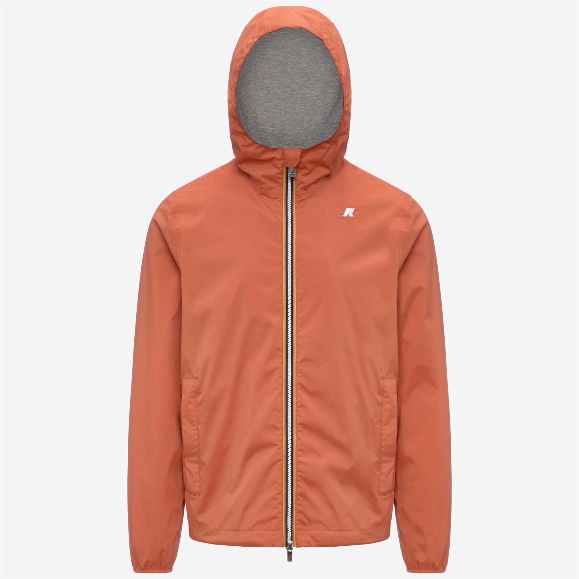 k-way-jack-stretch-nylon-jersey-veste-court-homme-orange-brownish image 5