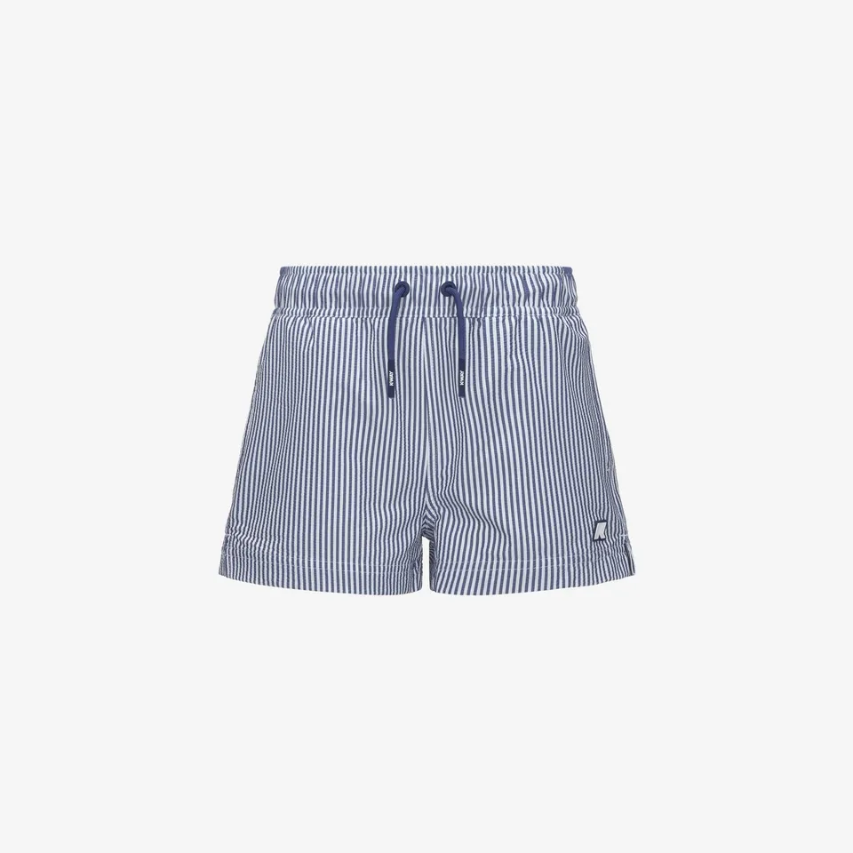 k-way-p-hazel-stripes-beach-maillot-gar-on-white-blue-deep-cobalt image 1