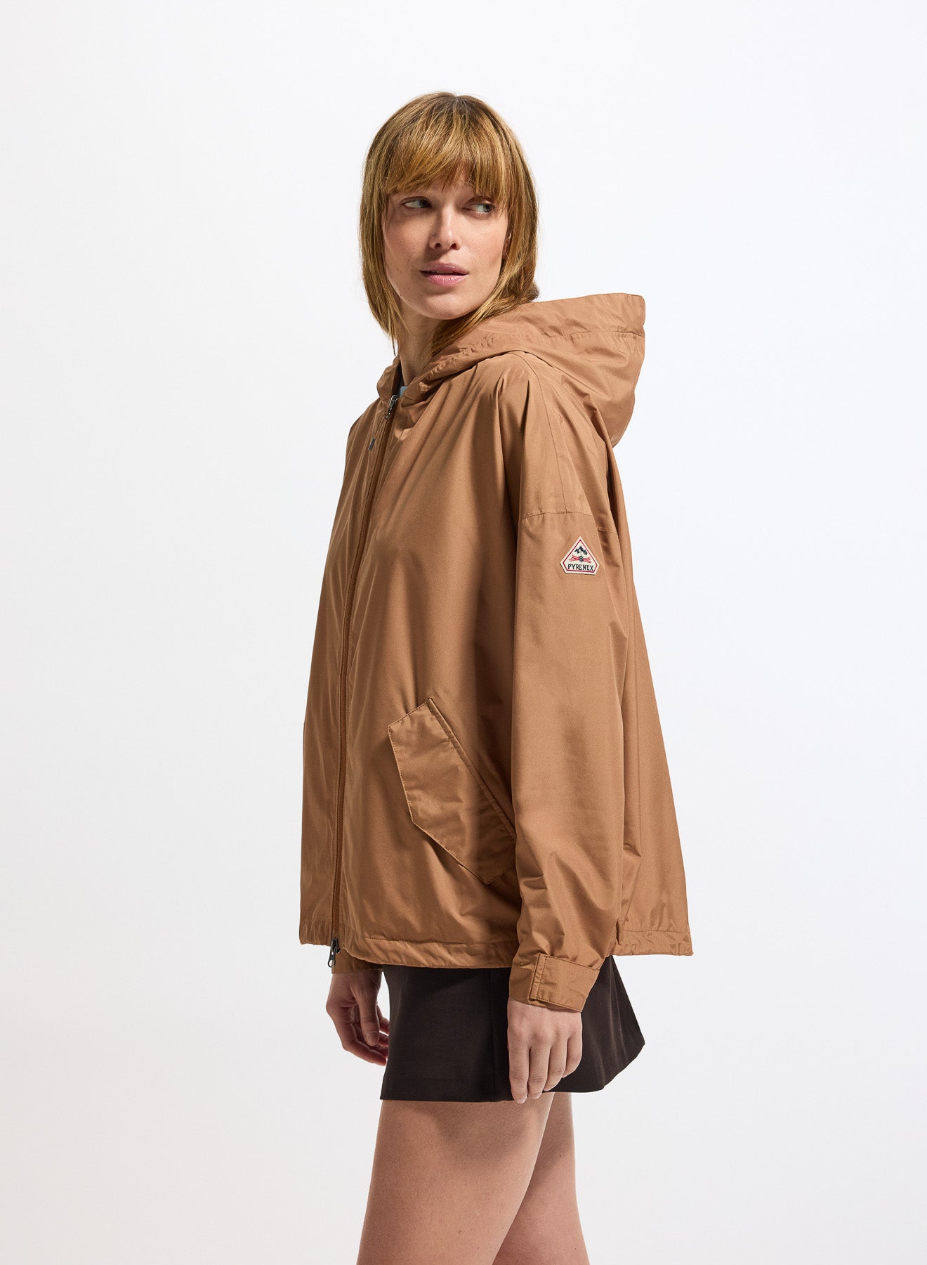 pyrenex-pyrite-coupe-vent-imperm-able-femme-marron image 4