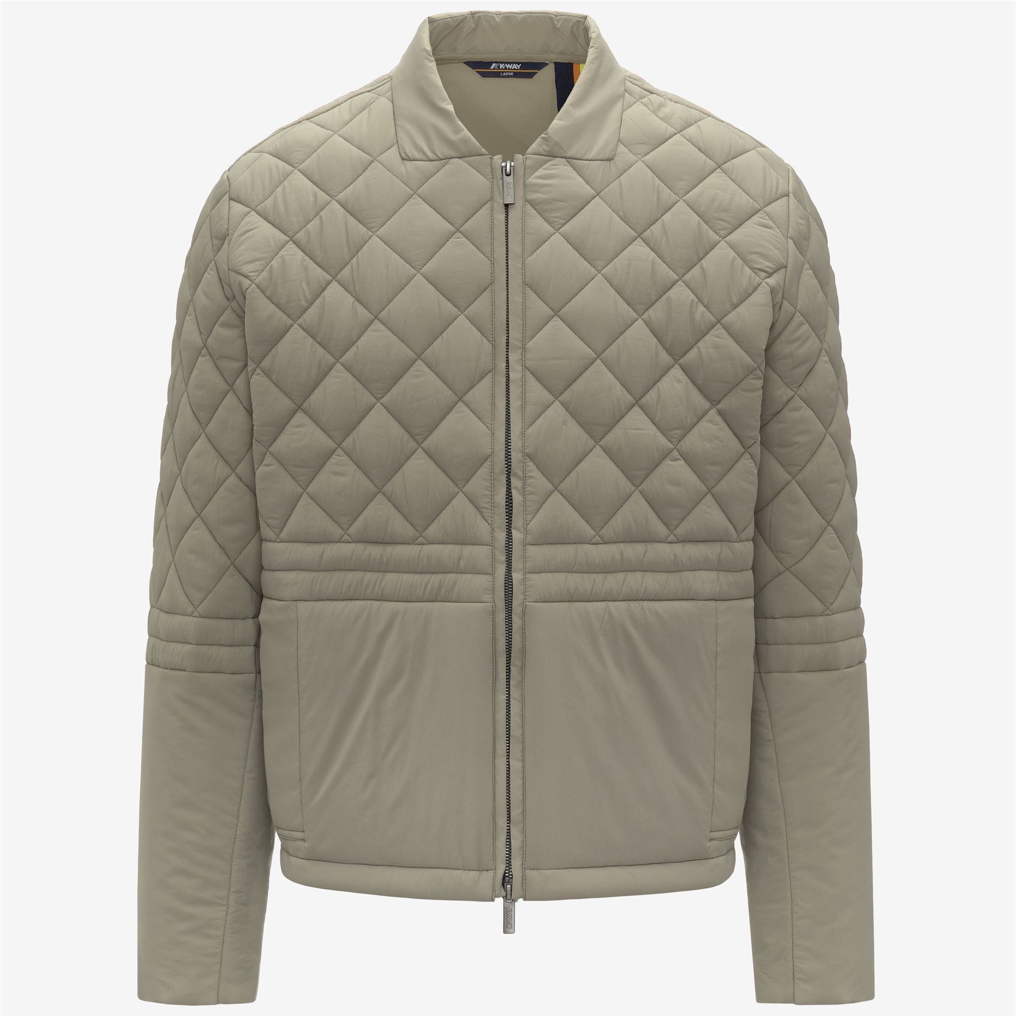 k-way-bariol-premium-warm-veste-courte-homme-green-oak image 5