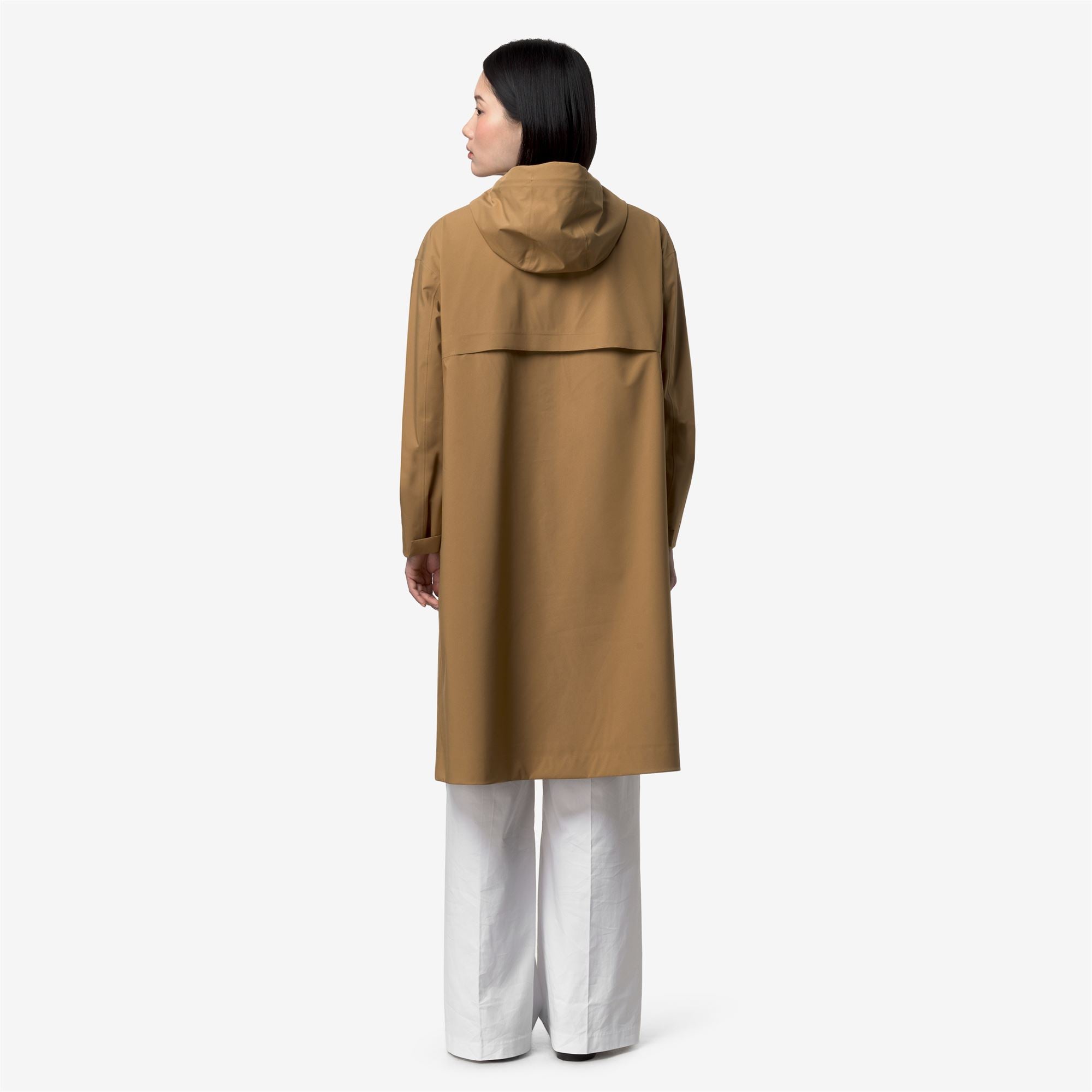 k-way-tigrit-stretch-2l-manteau-long-femme-brown-bistre image 3