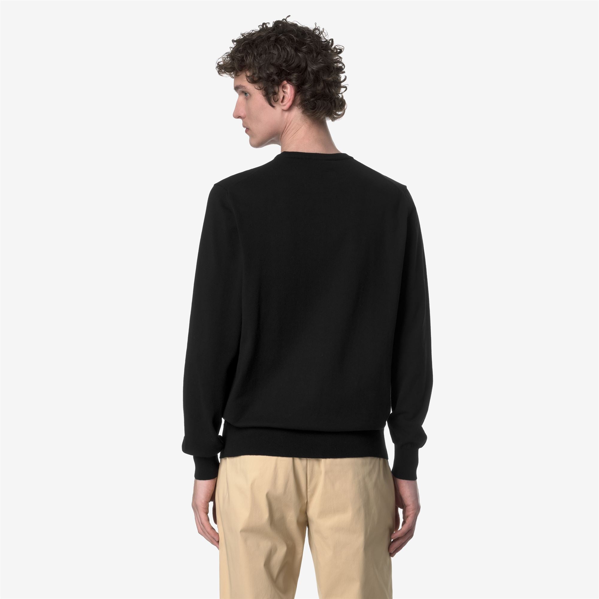 k-way-sebastien-cotton-pull-over-homme-black-pure image 3