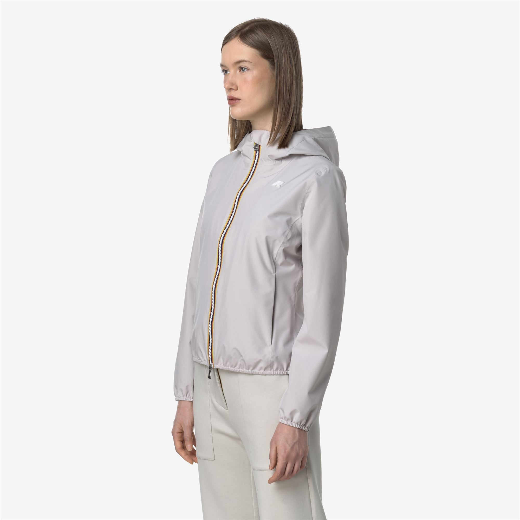 k-way-lily-stretch-poly-jersey-veste-courte-femme-beige-lt image 2