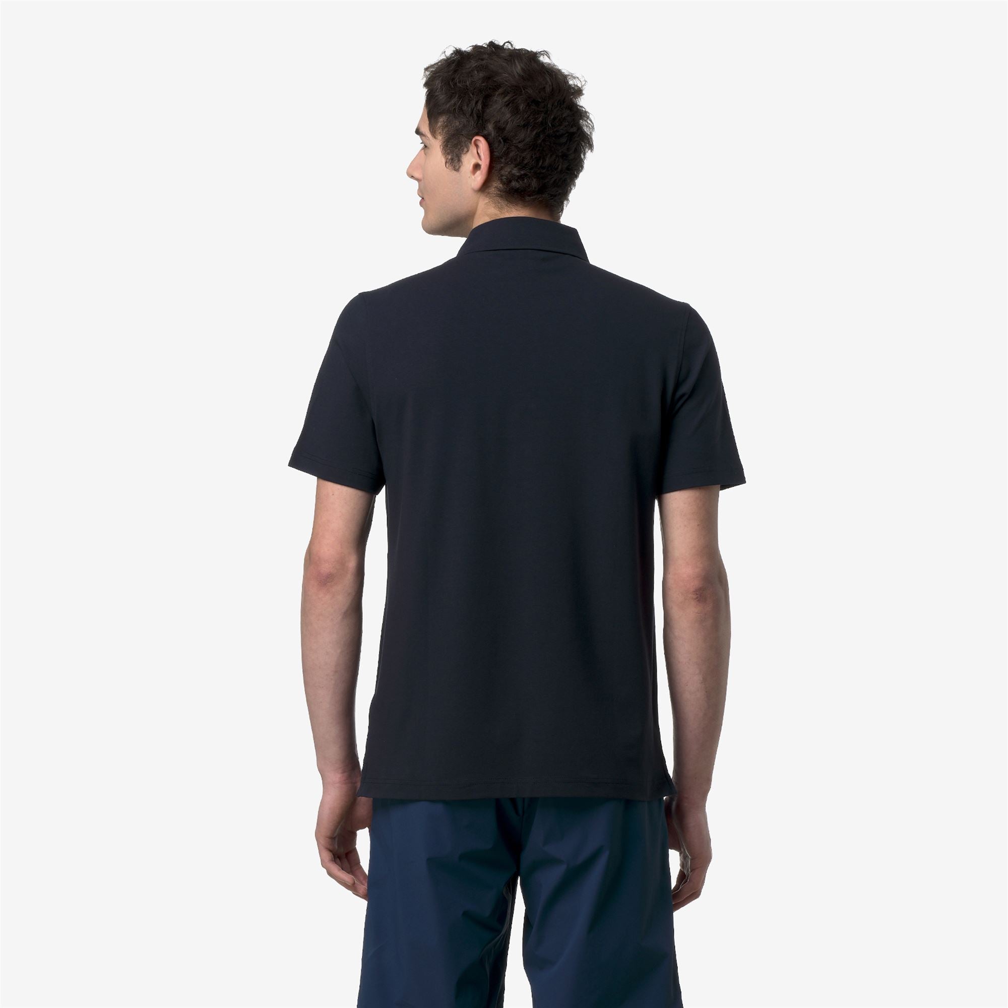 k-way-viggo-lt-stretch-jersey-slim-polo-homme-blue-depth image 3