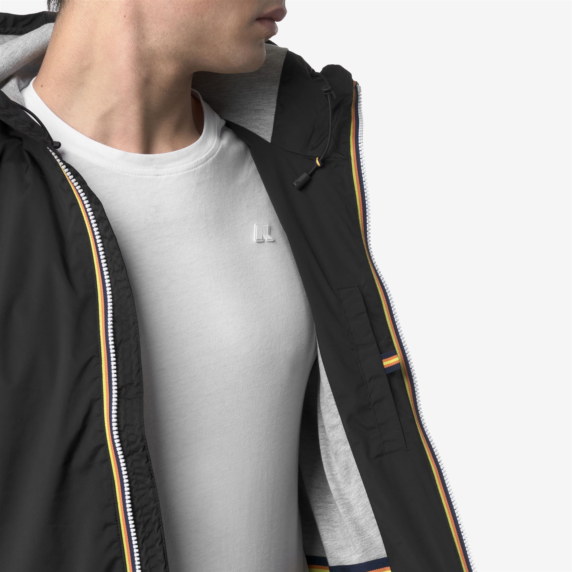 k-way-jack-stretch-nylon-jersey-veste-court-homme-black-pure image 4