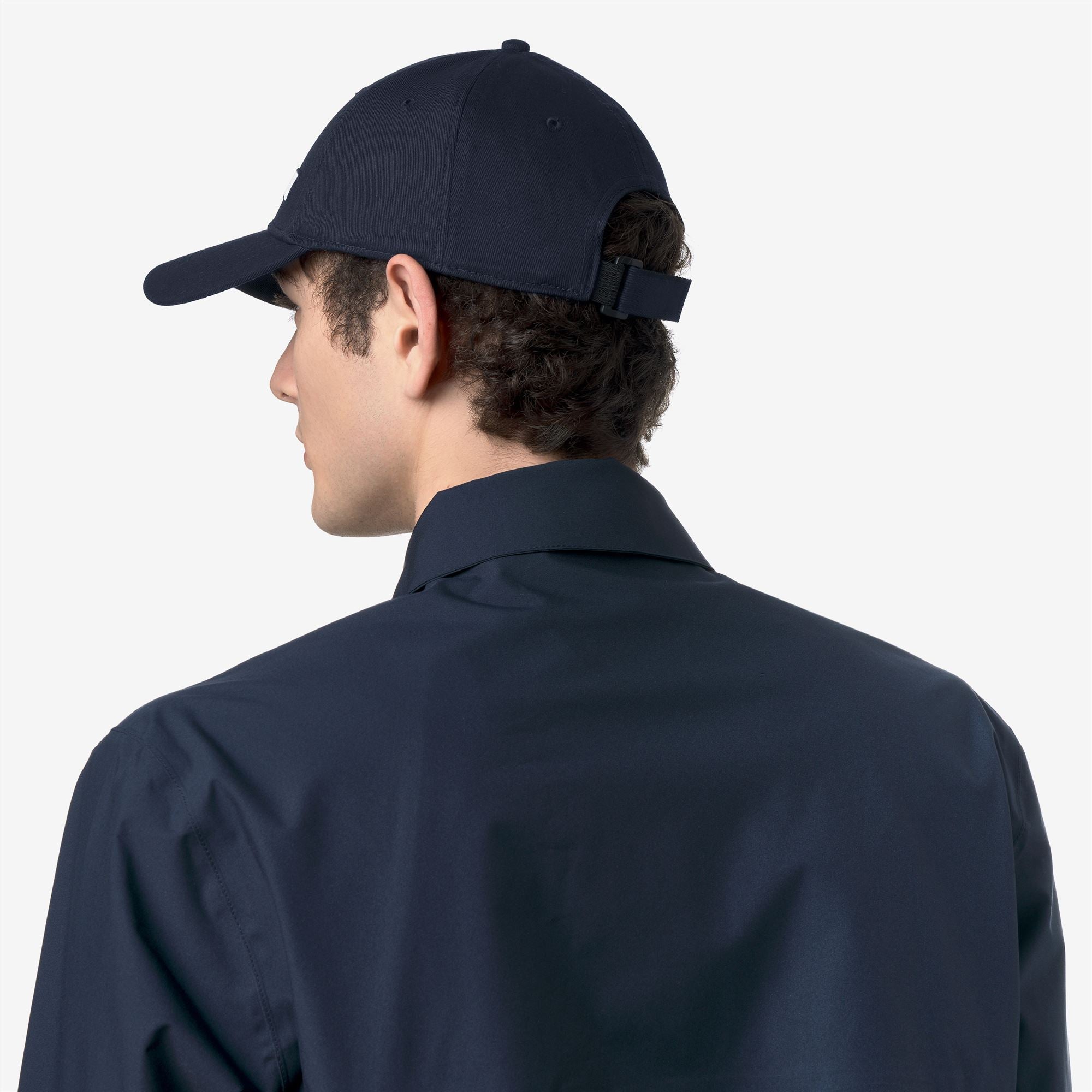 k-way-ily-casquette-unisexe-blue-depth-couvre-chef-coton-twill image 2
