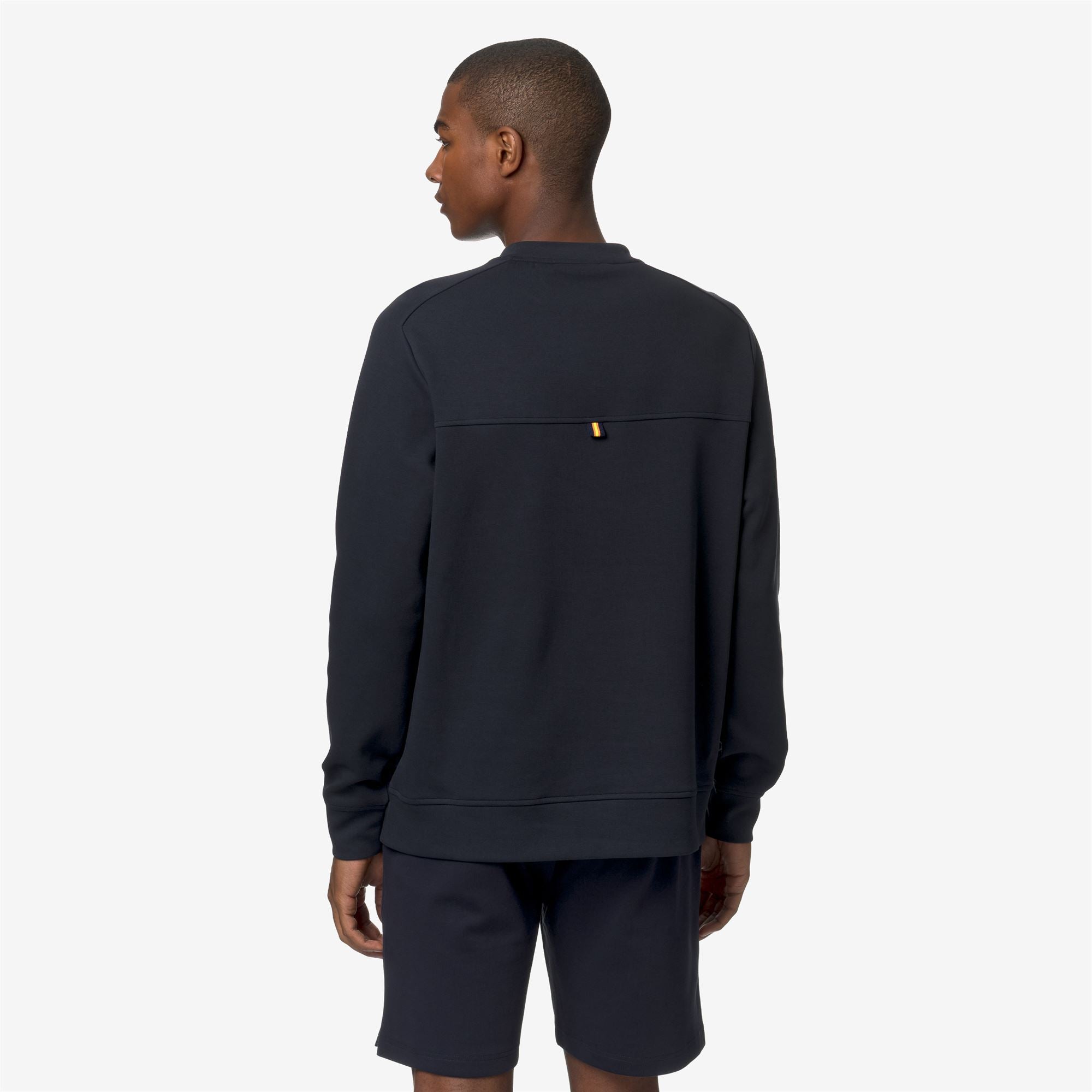 k-way-medine-interlock-pull-polaire-homme-blue-depth image 3