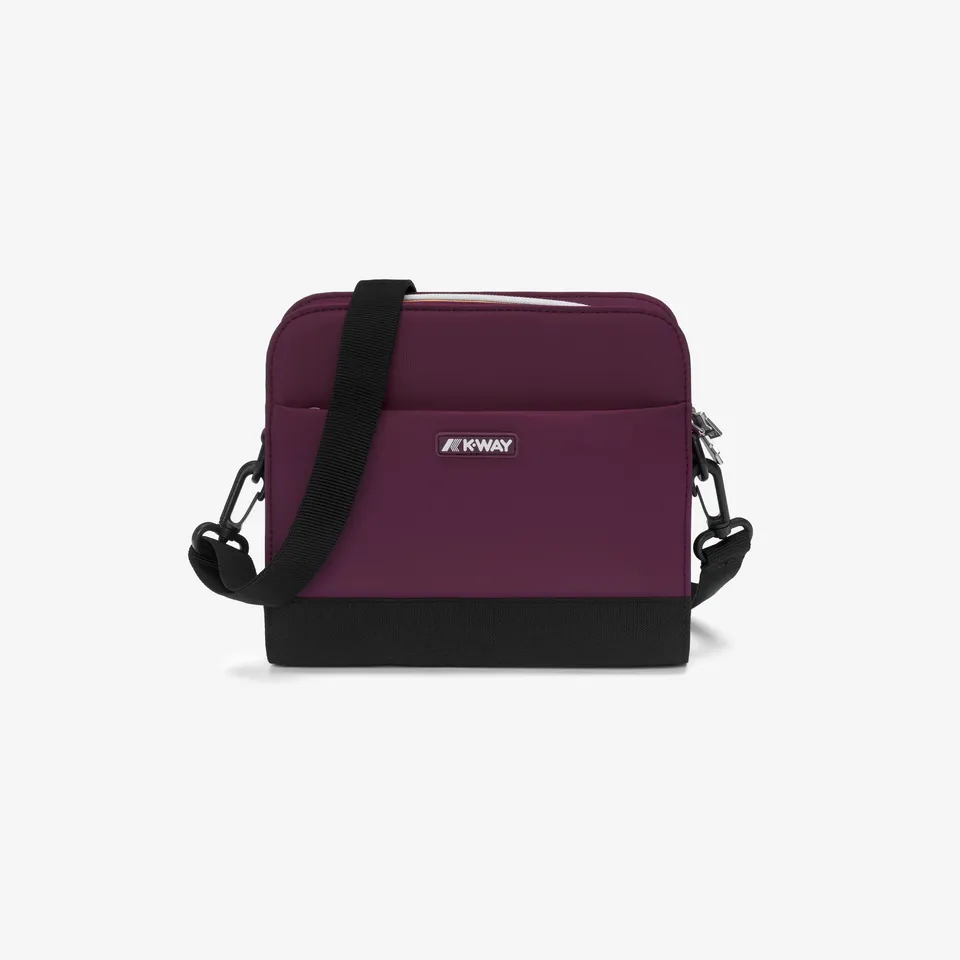 k-way-marybell-sacoche-pochette-femme-violet-mauve-wine image 1