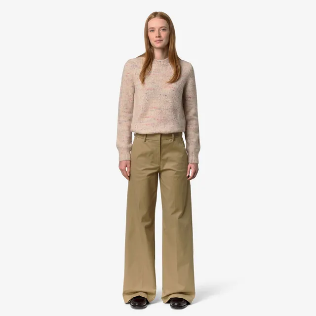 k-way-tyanne-twill-tech-peach-pantalon-chino-femme-beige-khaki image 1
