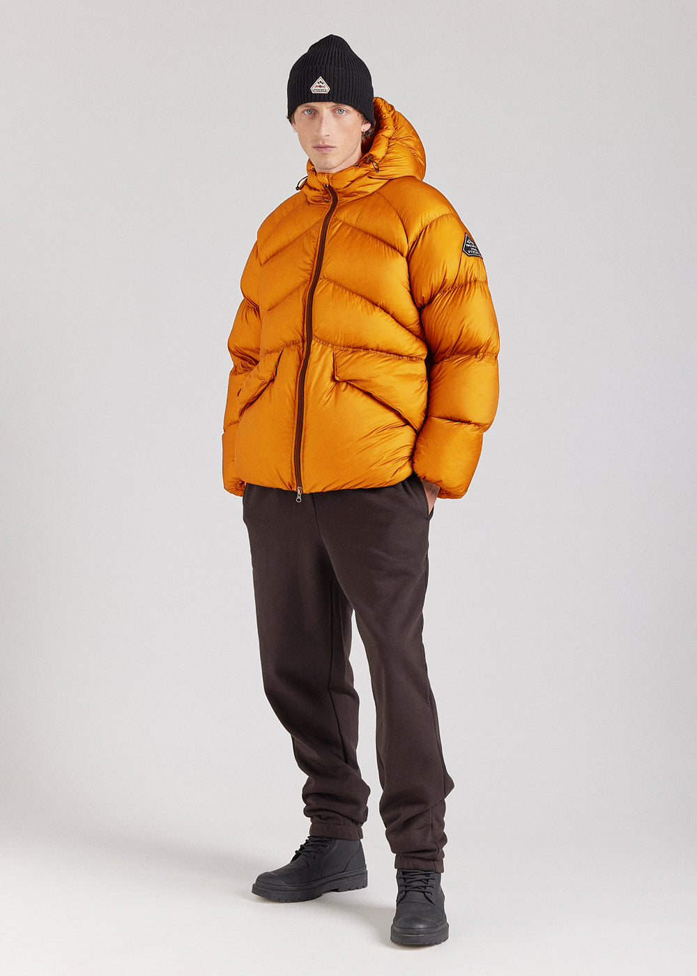 pyrenex-stellar-doudoune-technique-capuche-homme-jaune image 2