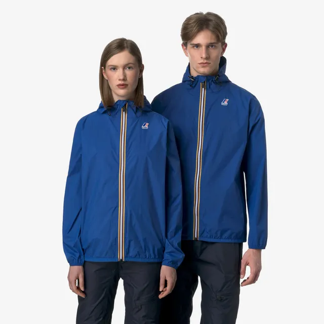 k-way-le-vrai-4-0-claude-veste-mi-longue-unisexe-bleu-royal-marine image 1