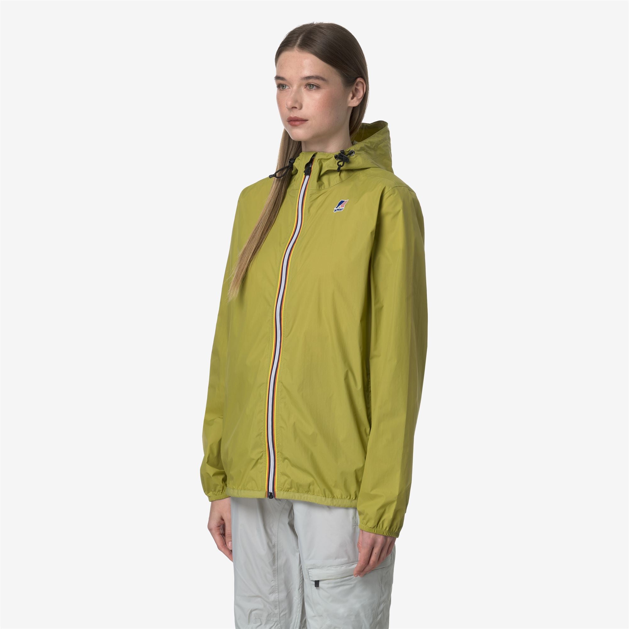 k-way-le-vrai-4-0-claude-veste-mi-longue-unisexe-green-moss image 3