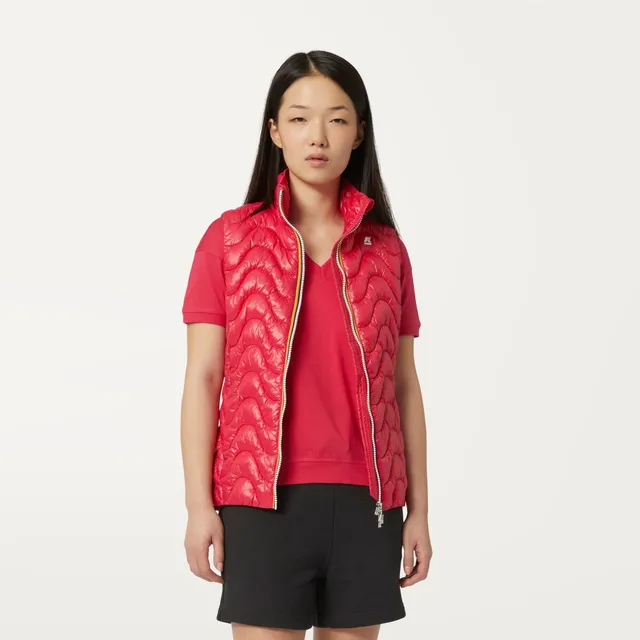 k-way-rubiel-t-shirt-femme-red-berry image 1