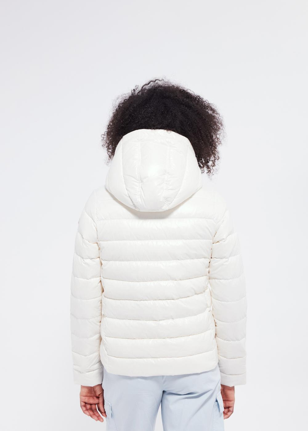 pyrenex-spoutnic-milk-doudoune-brillante-femme-capuche image 4
