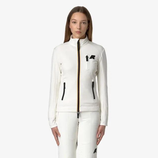 k-way-marnaz-veste-polaire-femme-white-gardenia image 1
