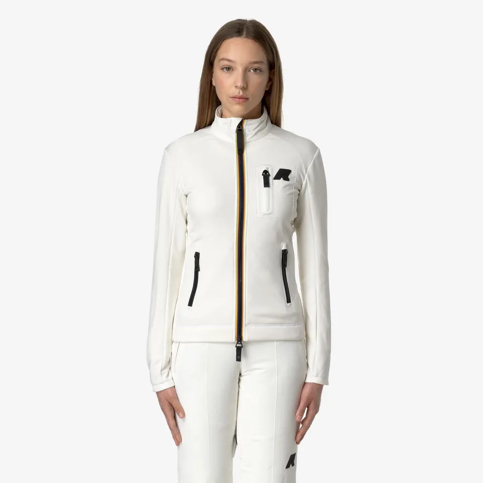 k-way-marnaz-veste-polaire-femme-white-gardenia image 1