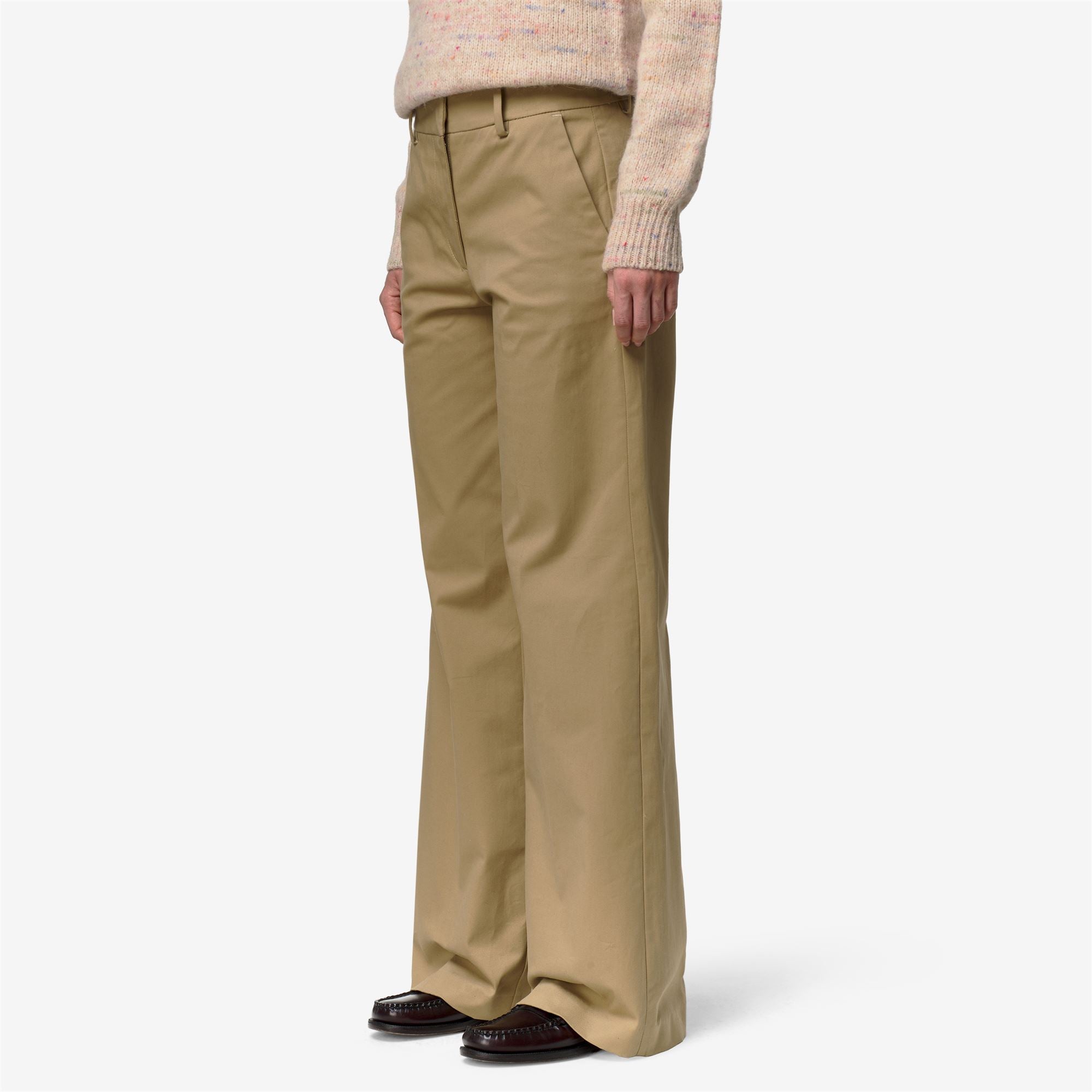 k-way-tyanne-twill-tech-peach-pantalon-chino-femme-beige-khaki image 2