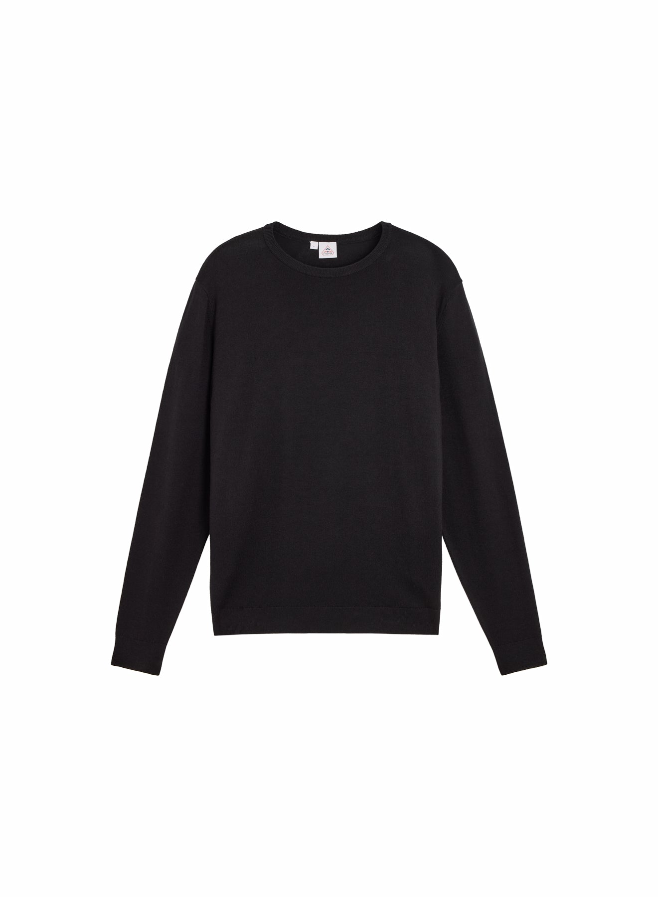 pyrenex-omhet-pull-fin-col-rond-laine-m-rinos-homme-noir image 4