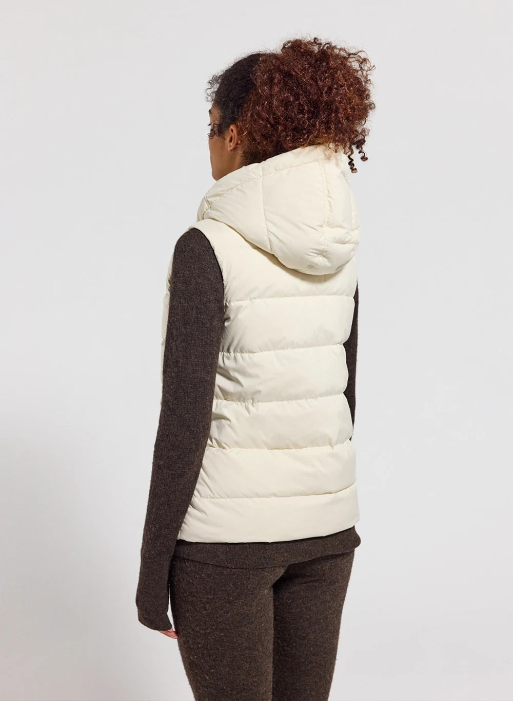 pyrenex-spoutnic-doudoune-sans-manches-femme-blanche-capuche-amovible image 3