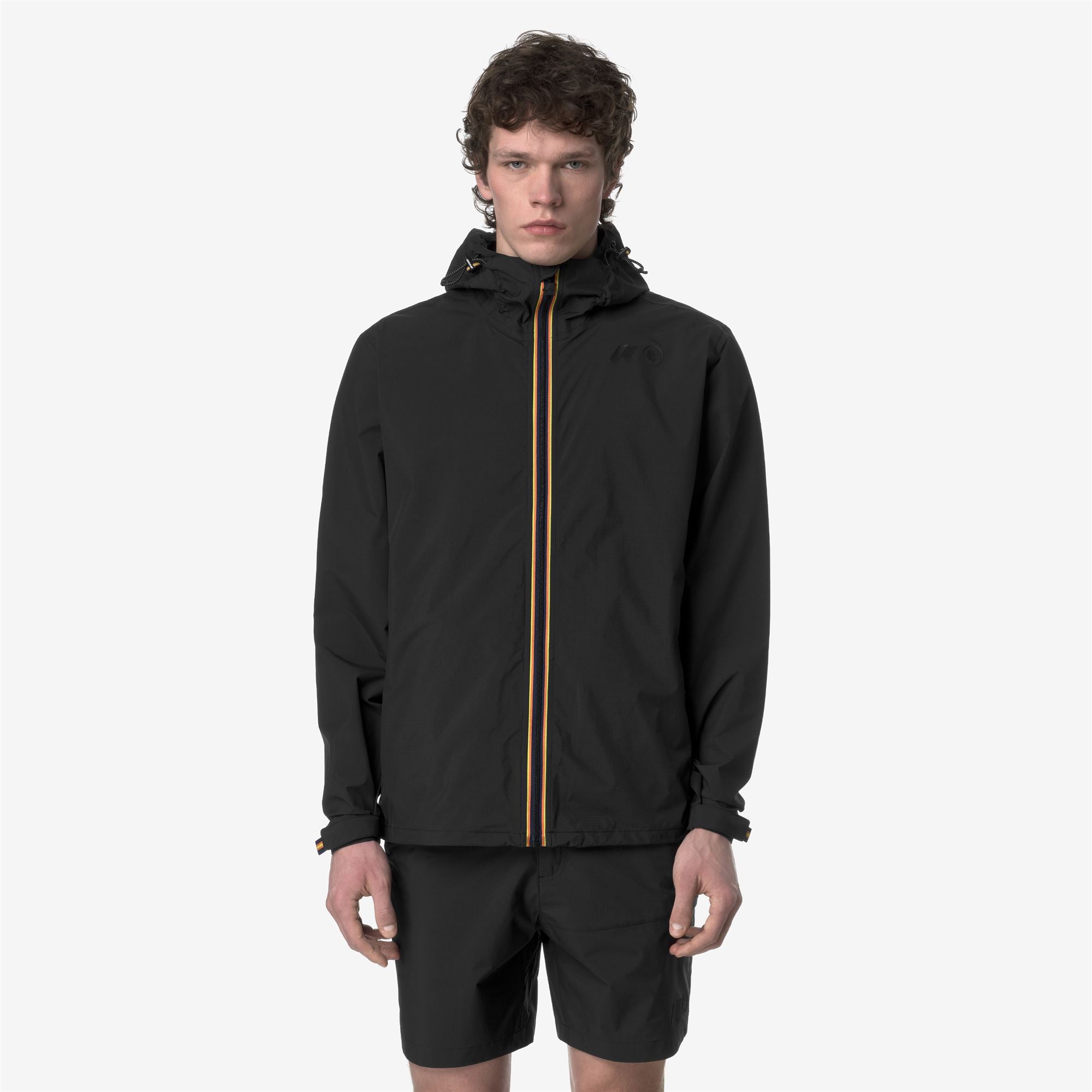 k-way-charmel-coral-gardeners-veste-capuche-imperm-able-unisexe-black-pure image 1
