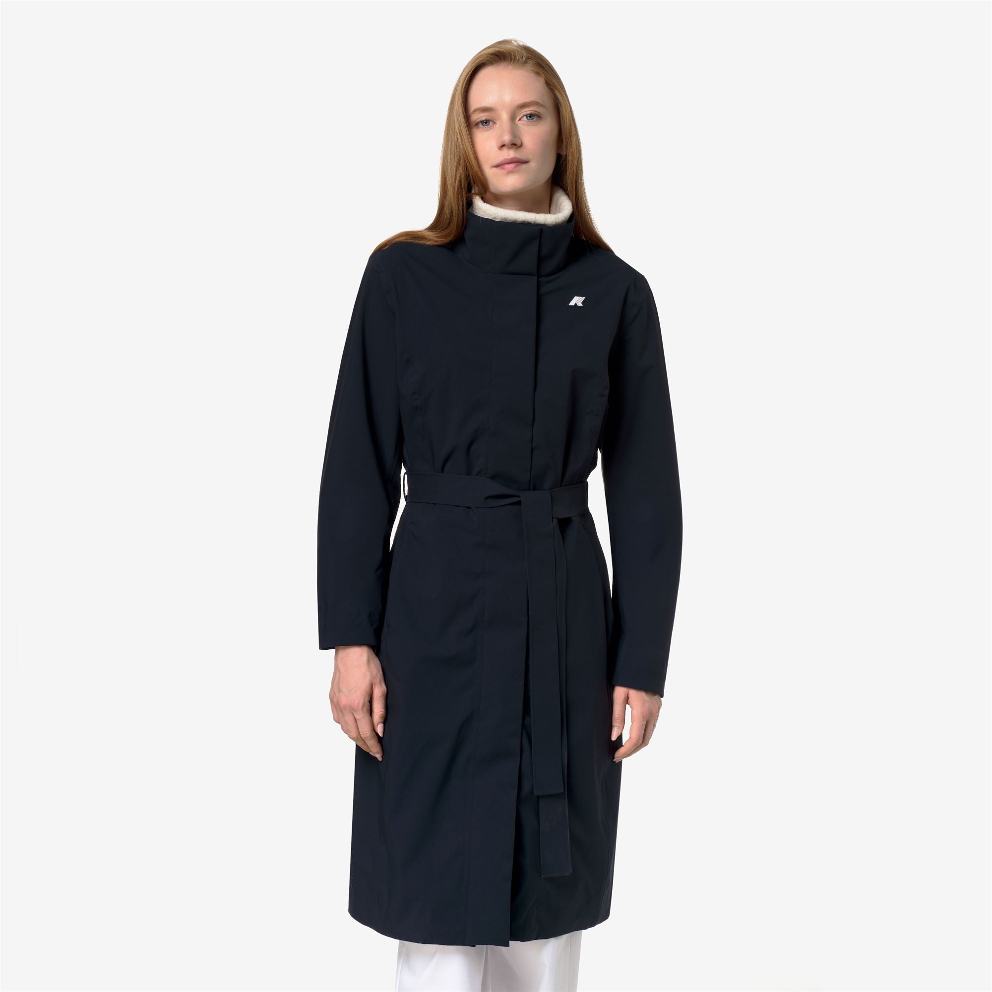 k-way-miranda-3in1-veste-longue-femme-blue-depth-red-dk image 1