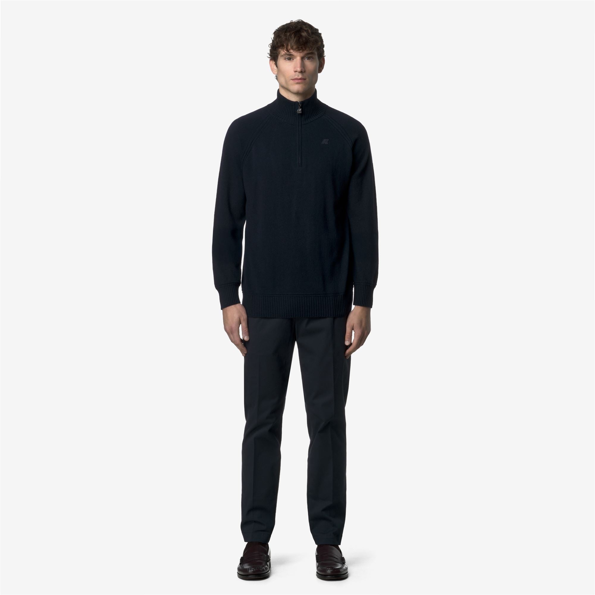 k-way-ailton-twill-tech-pantalon-chino-homme-blue-depth image 1