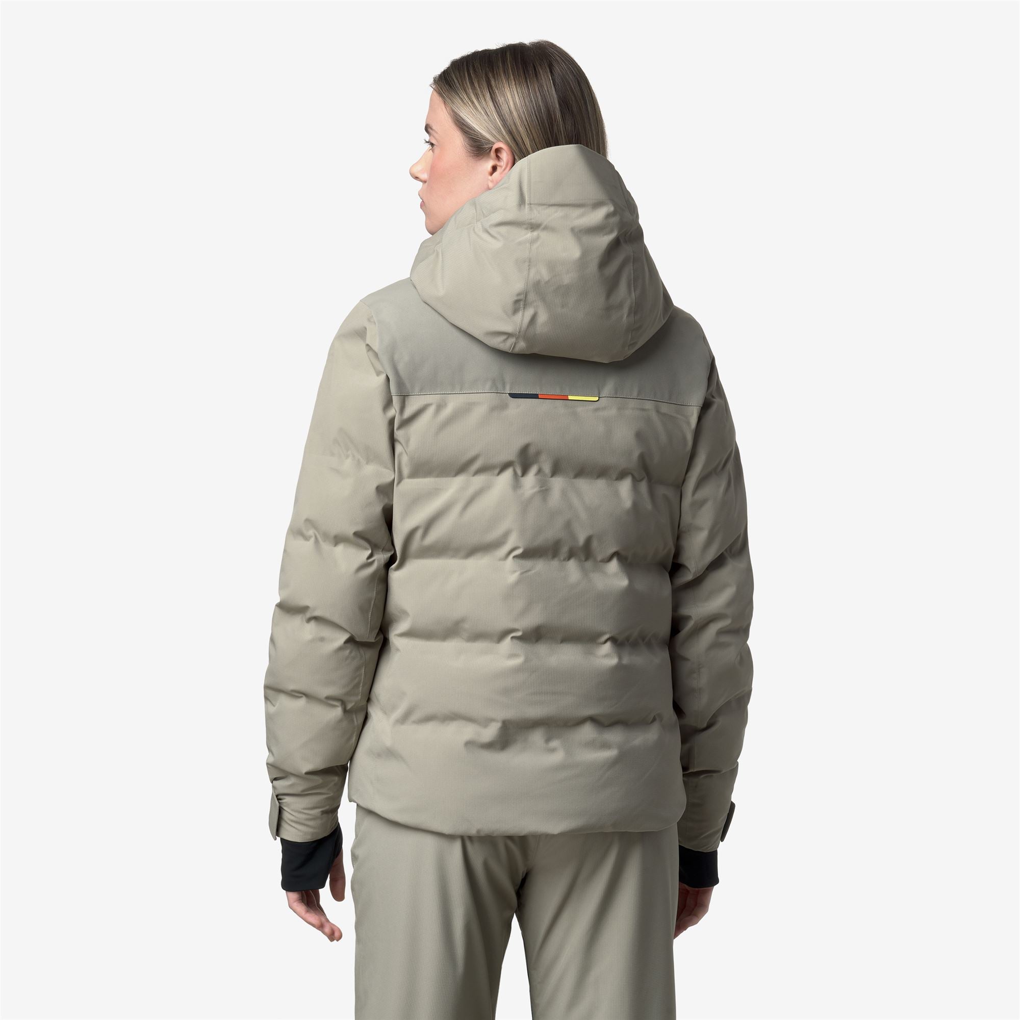 k-way-latueda-hquilted-veste-de-ski-mi-longue-femme-green-oak image 3