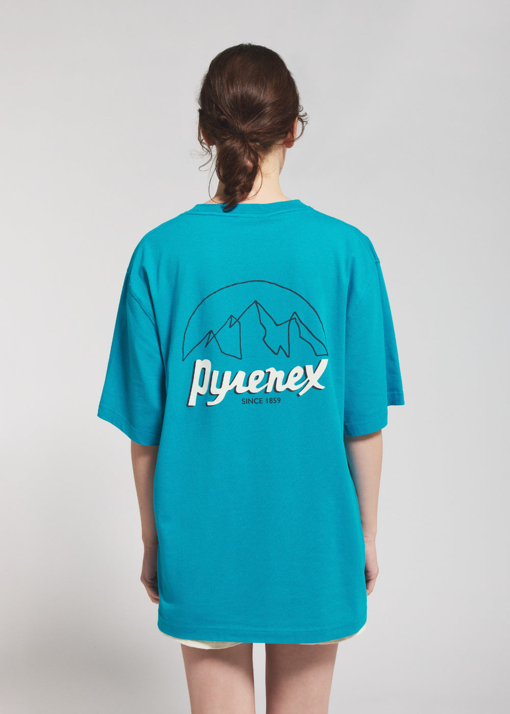 pyrenex-hill-t-shirt-unisexe-turquoise image 3
