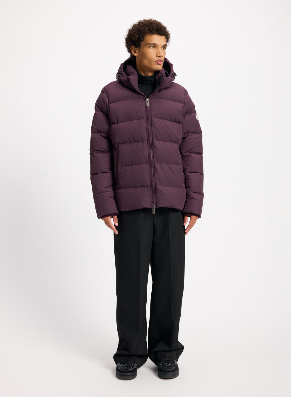 pyrenex-spoutnic-doudoune-homme-capuche-amovible-bordeaux image 2
