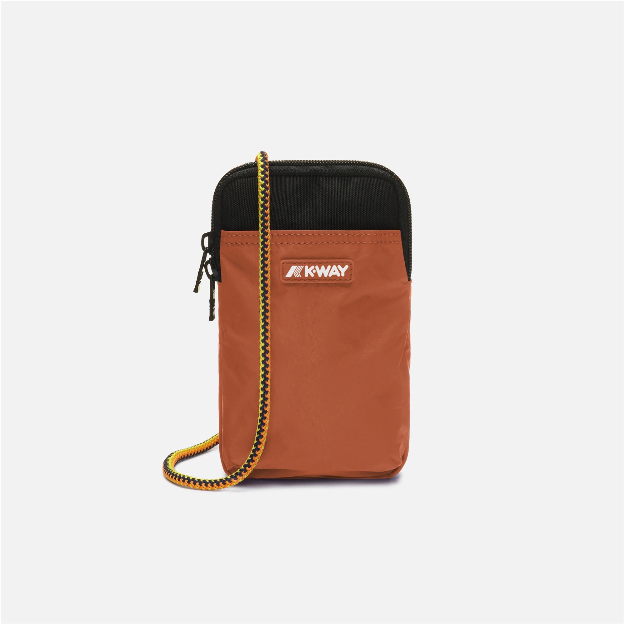 k-way-vitree-porte-smartphone-ripstop-unisexe-orange-brownish image 1