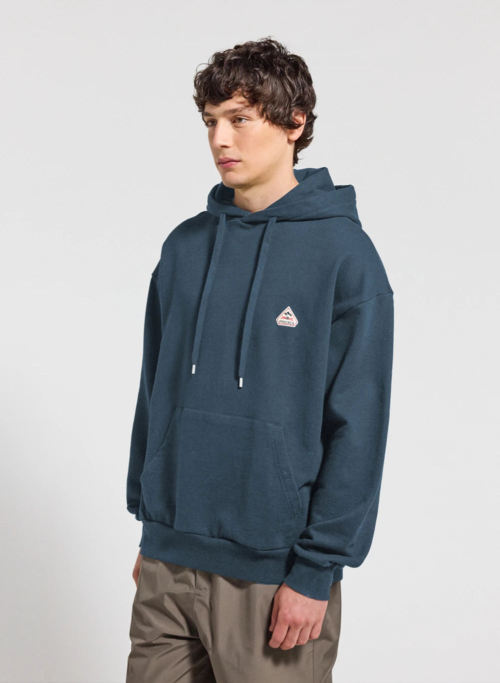 pyrenex-journey-sweat-capuche-unisexe-coton-bio-bleu-azur image 2