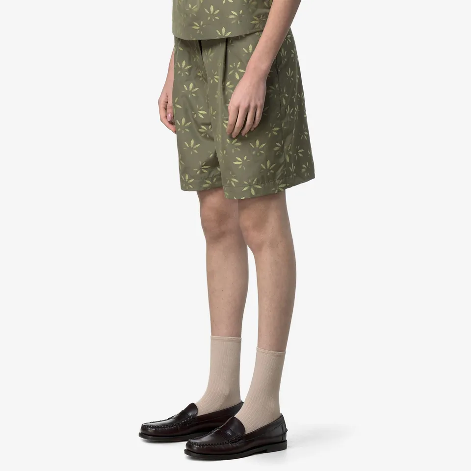 k-way-larose-emby-jacquard-short-de-sport-femme-green-lime-jacquard image 1