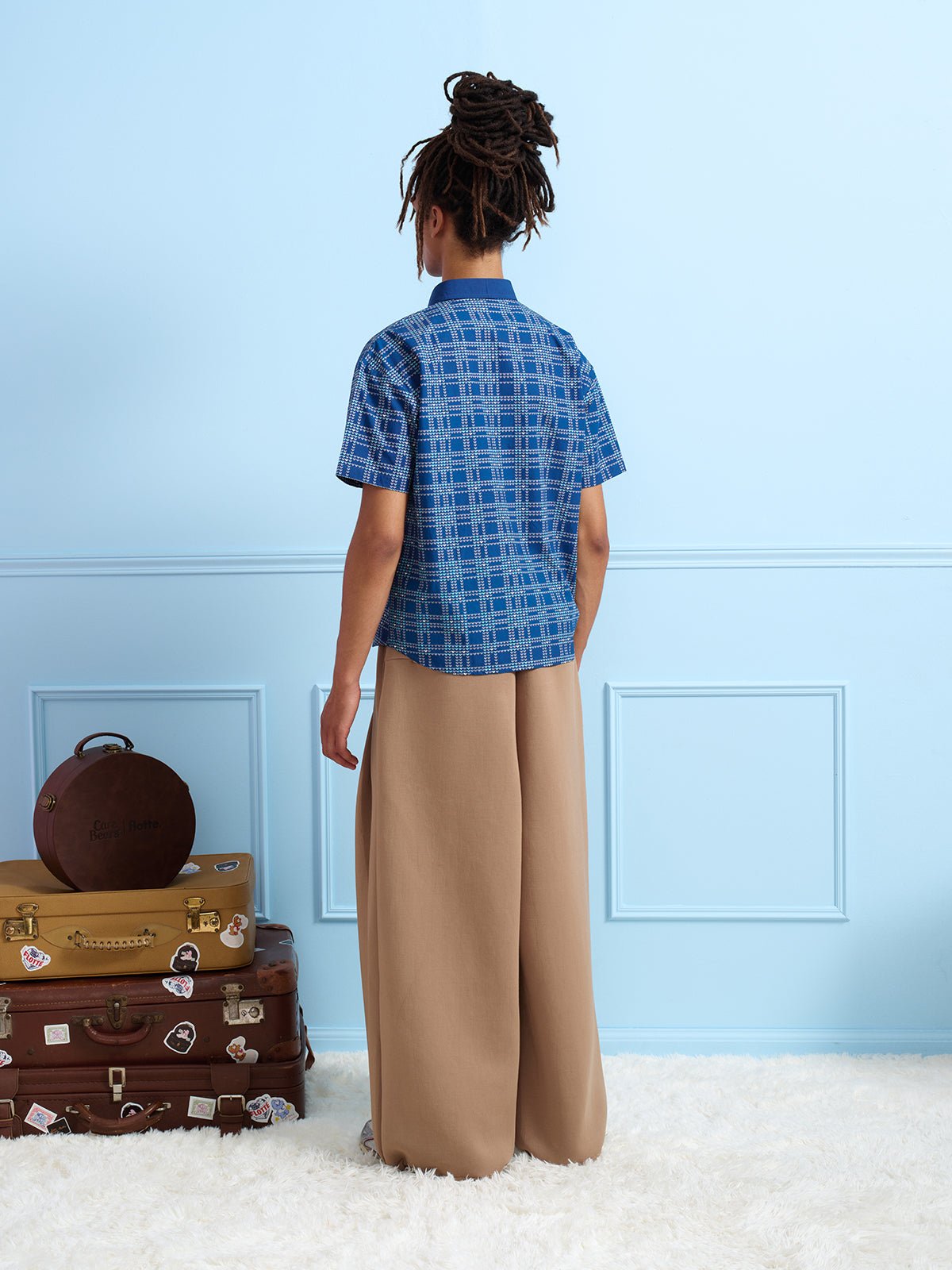 flotte-tomasi-chemise-en-popeline-bisounours-bleu-indigo image 3