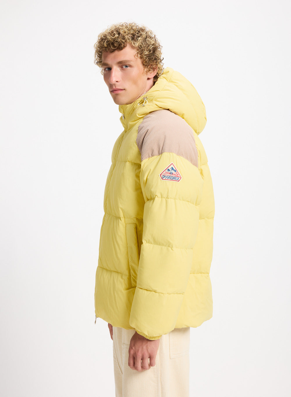 pyrenex-retro-sten-doudoune-unisexe-jaune-pastel image 5