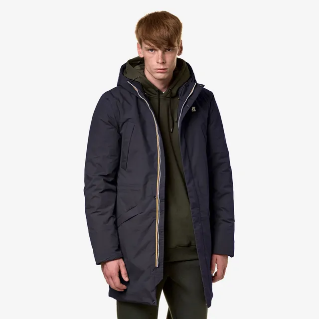 k-way-remi-ripstop-marmotta-parka-3-4-homme-blue-d-blue-a image 1