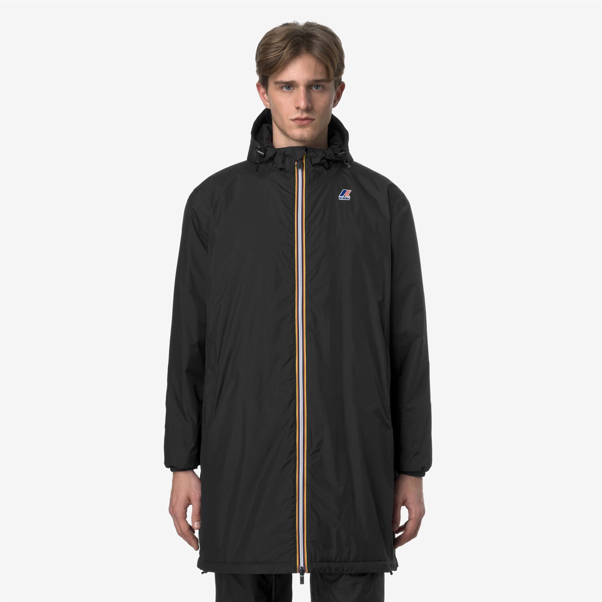 k-way-le-vrai-4-0-eiffel-east-warm-veste-longue-3-4-unisexe-black-pure image 2