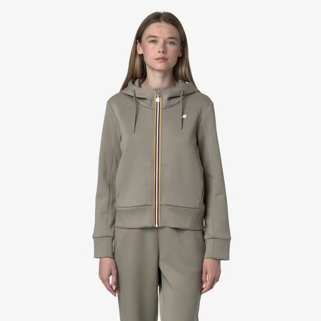 k-way-divine-light-spacer-veste-polaire-femme-green-oak image 1